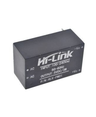 Mini fonte chaveada 5V 3W HLK-PM01