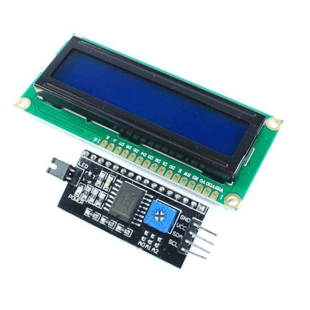 Display LCD 16x2 com Backlight Azul - Eletrogate
