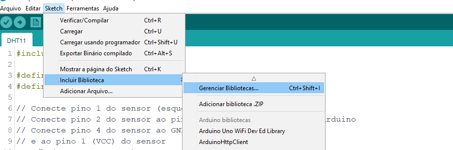 Incluir bibliotecas Arduino IDE