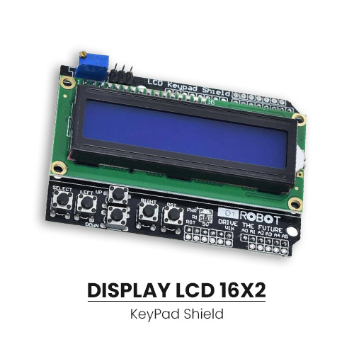 Display LCD 16x2 - KeyPad Shield 