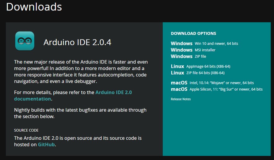 Arduino IDE 2.0.4
